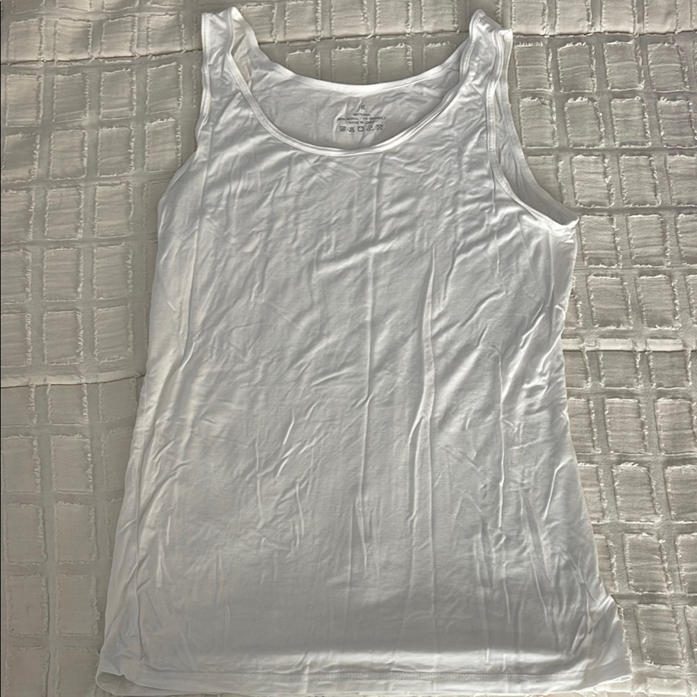 White Sleeveless Top